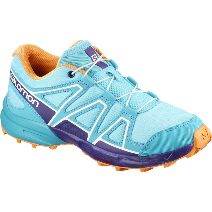 Zapatillas Trail Running Salomon Niños Turquesa Claro - Salomon Argentina SPEEDCROSS J ,716520-JKP